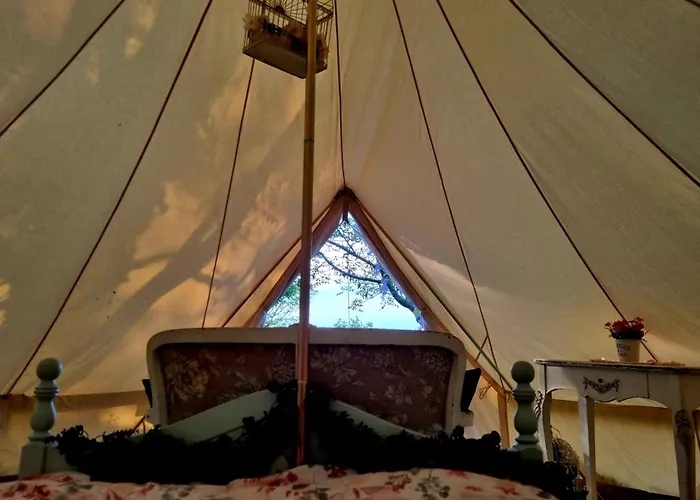Japanese Tent Secret Garden Glamping