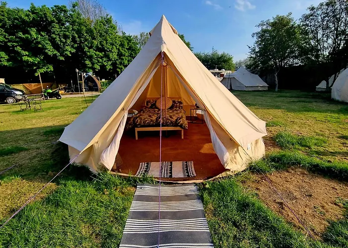 Japanese Tent Secret Garden Glamping